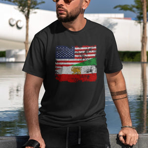 Iran USA Flag T-Shirt