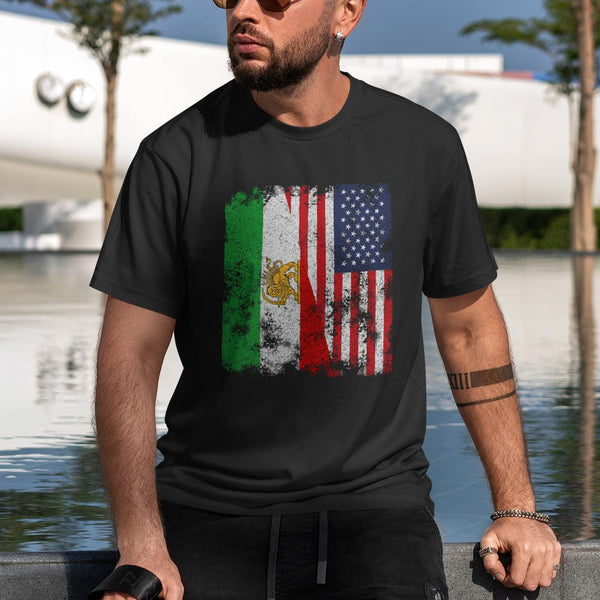 Iran USA Flag T-Shirt