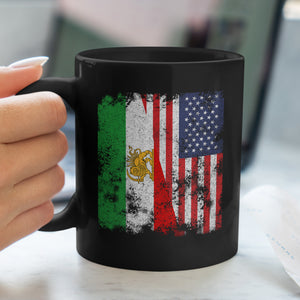 Iran USA Flag Tasse