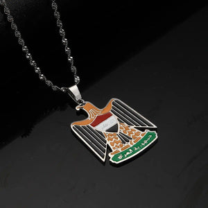 Iraq Eagle Pendant Necklace