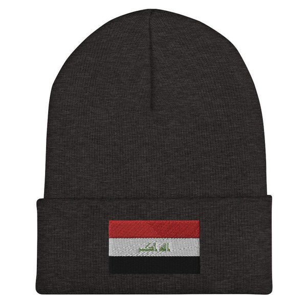 Iraq Flag Beanie - Embroidered Winter Hat