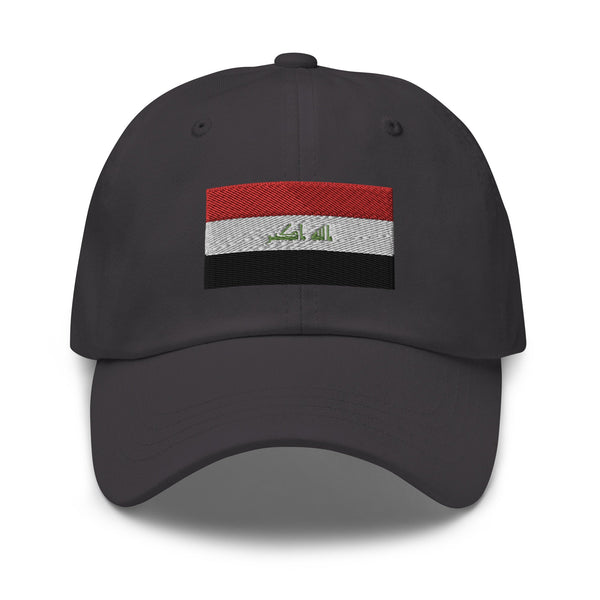 Iraq Flag Cap - Adjustable Embroidered Dad Hat