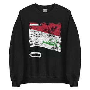 Iraq Flag - Distressed Flag Sweatshirt