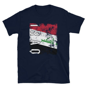 Iraq Flag Distressed T-Shirt