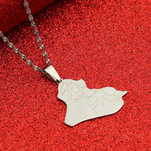 Iraq Map Necklace