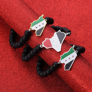 Iraq & Syria Flag Map Bracelet