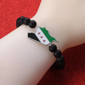 Iraq & Syria Flag Map Bracelet