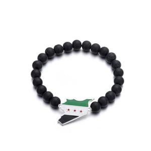 Iraq & Syria Flag Map Bracelet