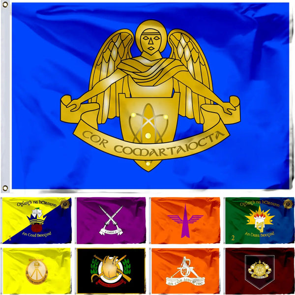 Ireland Army Flags - 90x150cm(3x5ft) - 60x90cm(2x3ft)