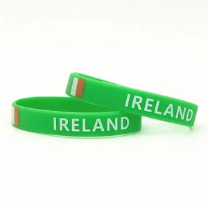 Ireland Flag Bracelet - Silicone Wristband