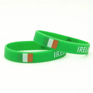 Ireland Flag Bracelet - Silicone Wristband