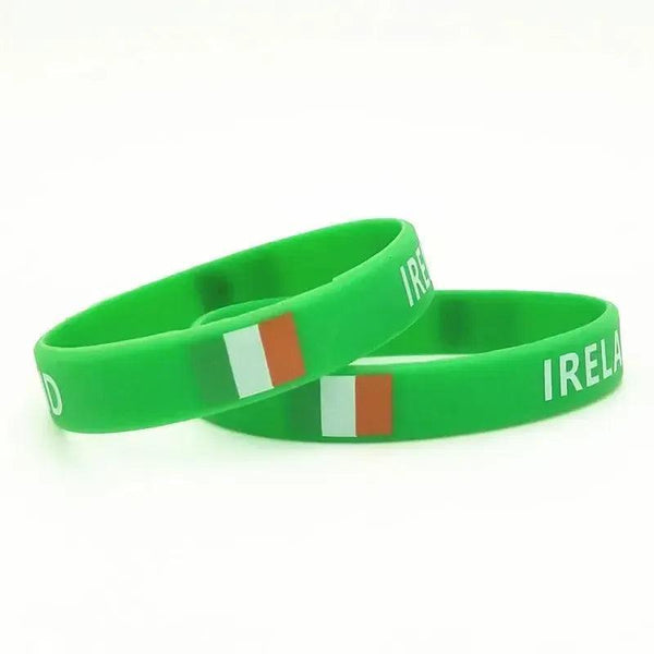 Ireland Flag Bracelet - Silicone Wristband