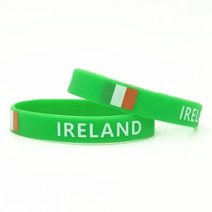 Ireland Flag Bracelet - Silicone Wristband