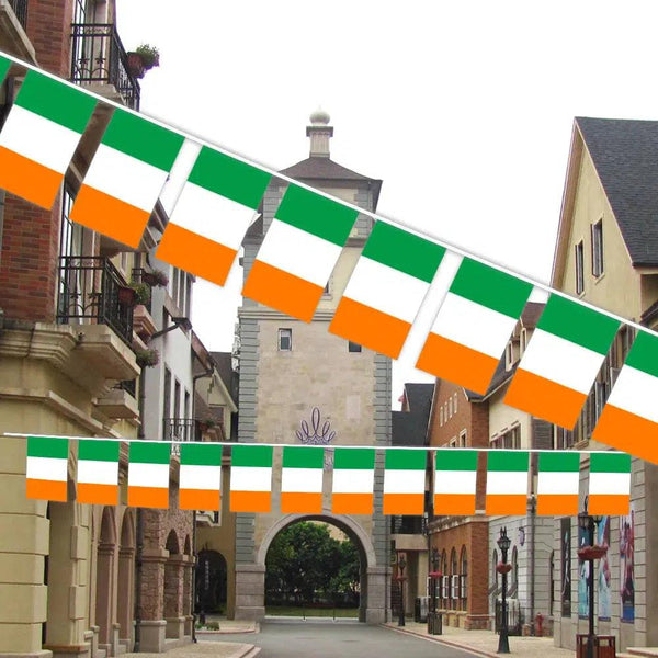 Ireland Flag Bunting Banner - 20Pcs
