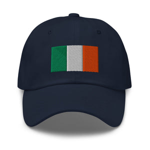 Ireland Flag Cap - Adjustable Embroidered Dad Hat