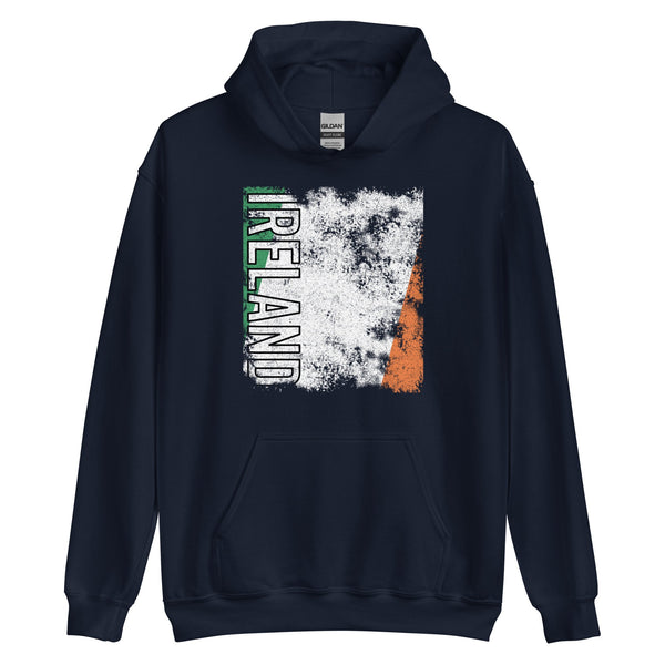 Ireland Flag - Distressed Flag Hoodie