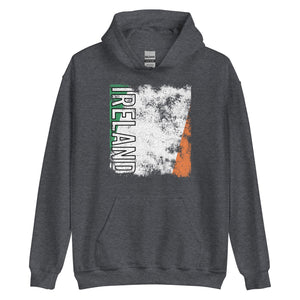 Ireland Flag - Distressed Flag Hoodie