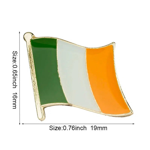 Ireland Flag Lapel Pin - Enamel Pin Flag