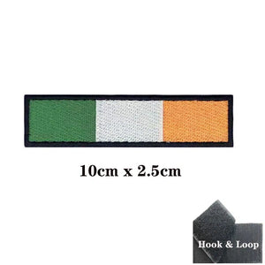 Ireland Flag Patch - Iron On/Hook & Loop Patch