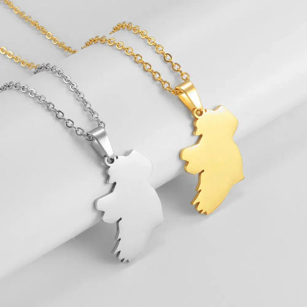 Ireland Map Necklace