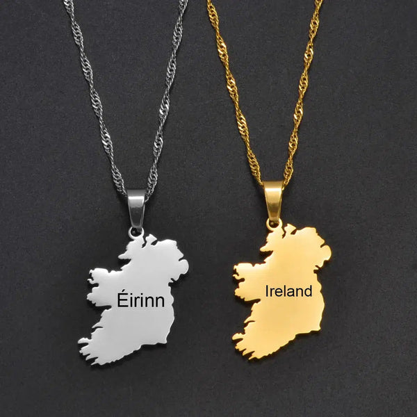 Ireland Map Necklace