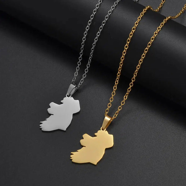 Ireland Map Necklace