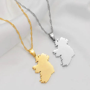 Ireland Map Necklace