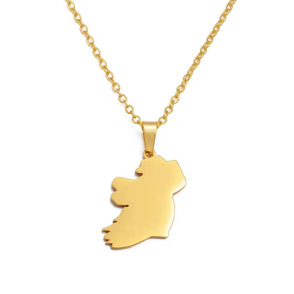 Ireland Map Necklace