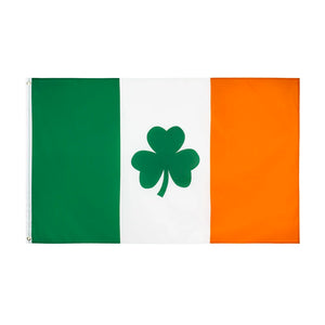 Ireland Shamrock Flag - St Patricks Day Flag - 90x150cm(3x5ft)
