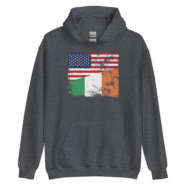 Ireland USA Flag Hoodie