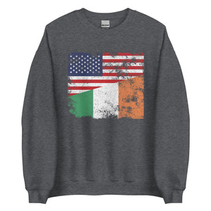 Ireland USA Flag Sweatshirt