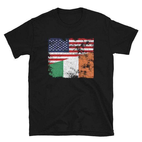 Ireland USA Flag T-Shirt