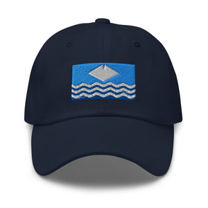 Isle of Wight Flag Cap - Adjustable Embroidered Dad Hat