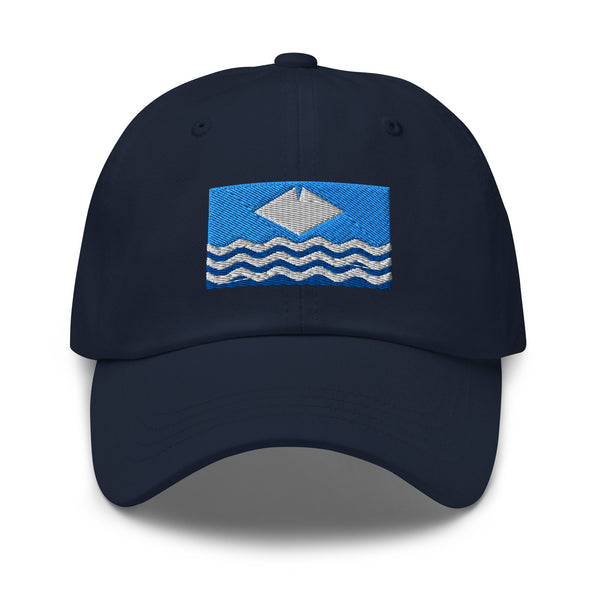 Isle of Wight Flag Cap - Adjustable Embroidered Dad Hat
