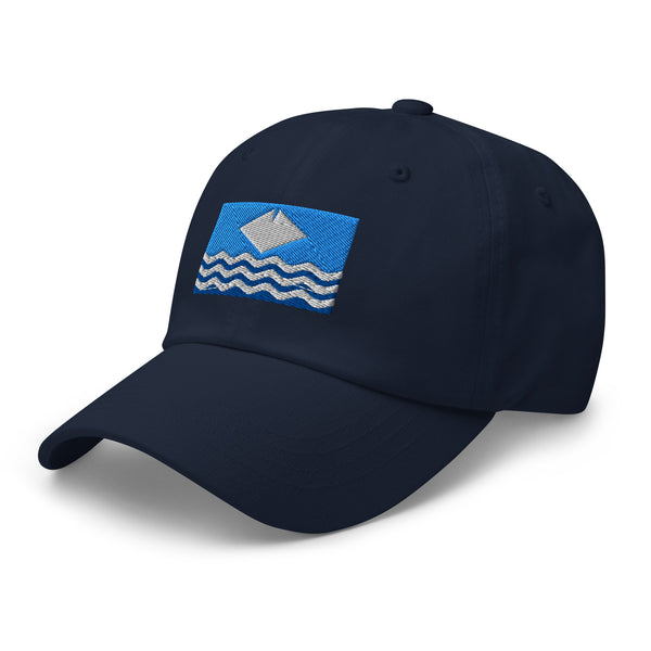Isle of Wight Flag Cap - Adjustable Embroidered Dad Hat