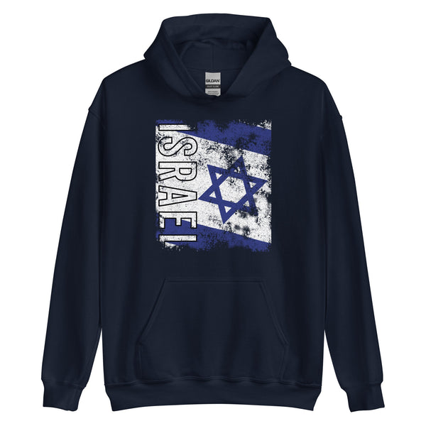 Israel Flag - Distressed Flag Hoodie