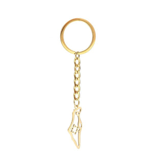 Israel Flag Map Keychain Collection