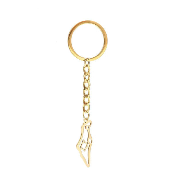 Israel Flag Map Keychain Collection
