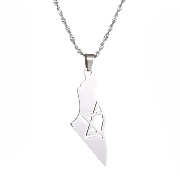 Israel Flag Map Keychain Collection