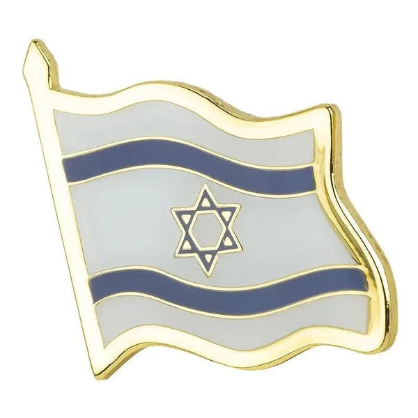 Israel Friendship Flag Lapel Pin Collection - Enamel Pin Flag