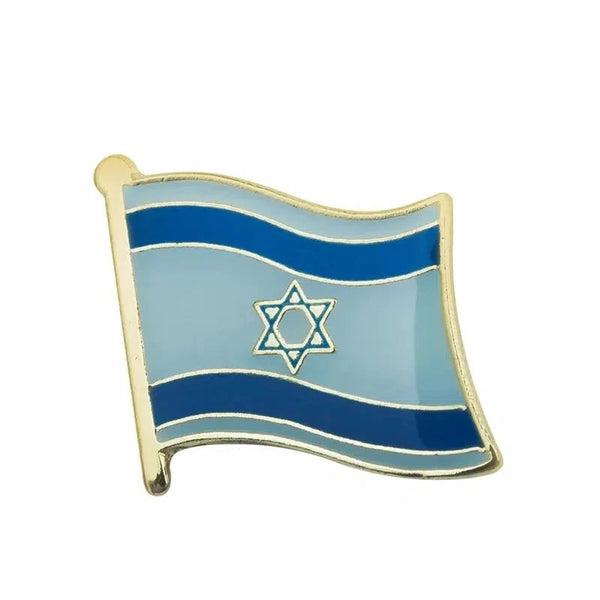 Israel Friendship Flag Lapel Pin Collection - Enamel Pin Flag