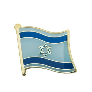 Israel Friendship Flag Lapel Pin Collection - Enamel Pin Flag