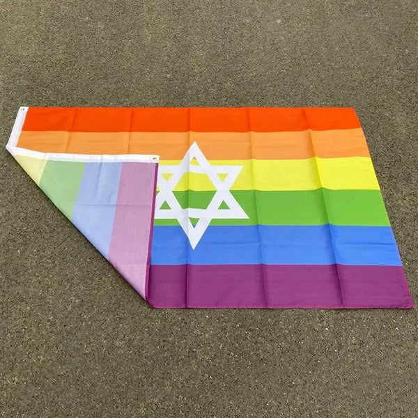 Israel Pride Flag - 90x150cm(3x5ft) - 60x90cm(2x3ft) - LGBT+