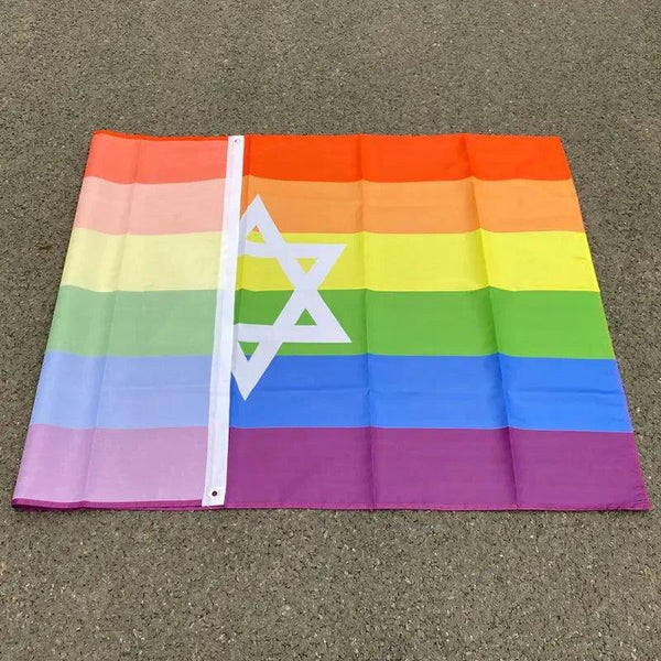 Israel Pride Flag - 90x150cm(3x5ft) - 60x90cm(2x3ft) - LGBT+