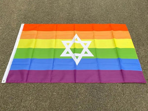 Israel Pride Flag - 90x150cm(3x5ft) - 60x90cm(2x3ft) - LGBT+