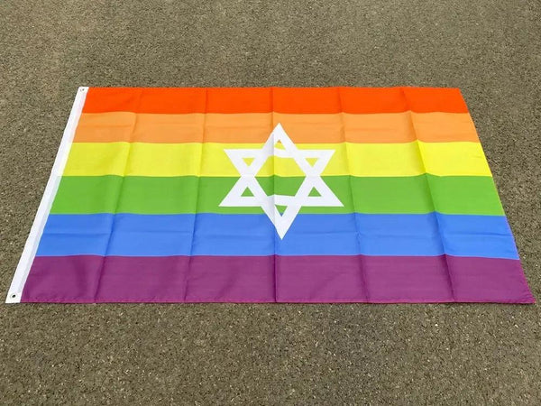 Israel Pride Flag - 90x150cm(3x5ft) - 60x90cm(2x3ft) - LGBT+