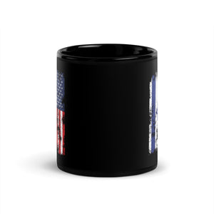 Israel USA Flag - Half American Mug