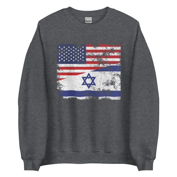 Israel USA Flag Sweatshirt