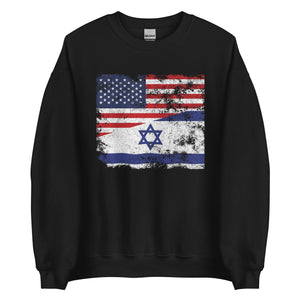 Israel USA Flag Sweatshirt