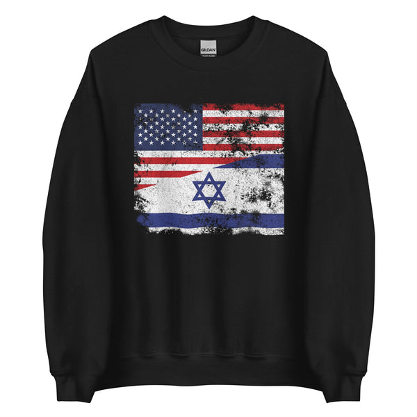 Israel USA Flag Sweatshirt